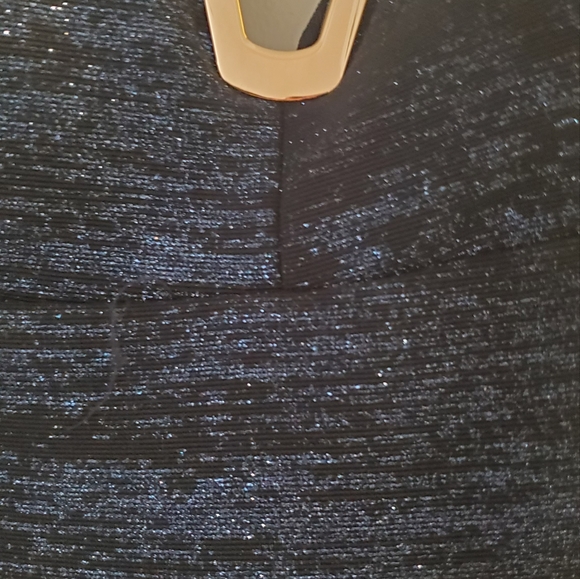 Emerald Sundae Blue Sparkle Bodycon Dress - Picture 4 of 6